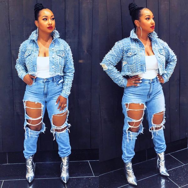 rivet womens jean jacket autumn long sleeve light blue streetwear coats fashion casual outerwear female clothing, Black;brown
rivet womens jean jacket autumn long sleeve light blue streetwear coats fashion casual outerwear female clothing, Black;brown