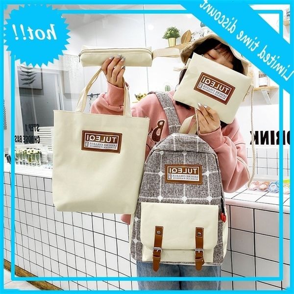 ins schoolbag female college student forest department four piece campus junior high school simple large capacity backpack
ins schoolbag female college student forest department four piece campus junior high school simple large capacity backpack