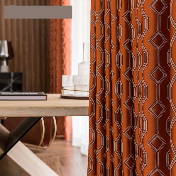 curtain & drapes custom nordic classical jacquard geometry orange livingroom shading bedroom blackout tulle yarn drape m941
curtain & drapes custom nordic classical jacquard geometry orange livingroom shading bedroom blackout tulle yarn drape m941