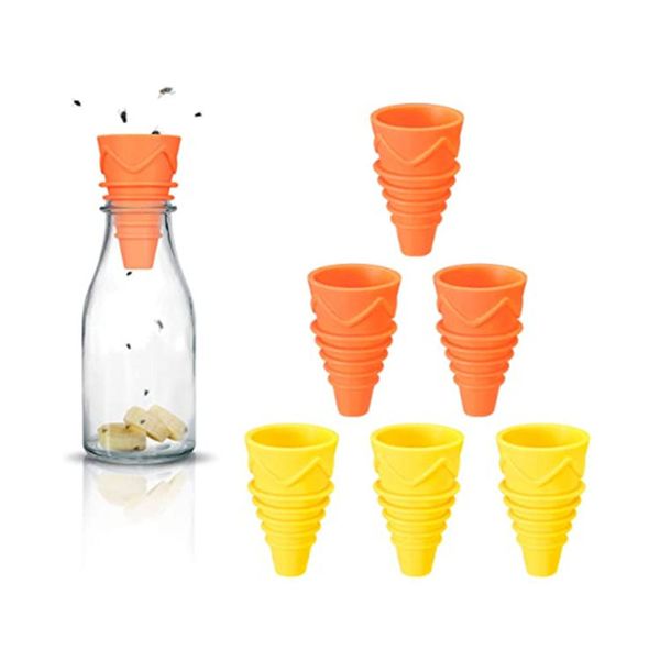 flexible flies trap funnel reusable silicone fruit fly trap pest control catcher killer practical insects trapping funnel
flexible flies trap funnel reusable silicone fruit fly trap pest control catcher killer practical insects trapping funnel