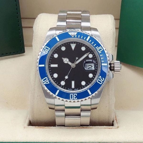 2021 new mens watch blue ceramic bezel sapphire glass stainless steel glide lock men watches male wristwatches, Slivery;brown
2021 new mens watch blue ceramic bezel sapphire glass stainless steel glide lock men watches male wristwatches, Slivery;brown