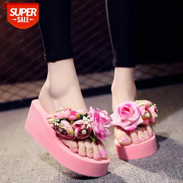 ladies summer slippers handmade flip flop flowers decoration female flip flops slippers high heel bohemia beach sandal shoes #dp7j, Black
ladies summer slippers handmade flip flop flowers decoration female flip flops slippers high heel bohemia beach sandal shoes #dp7j, Black