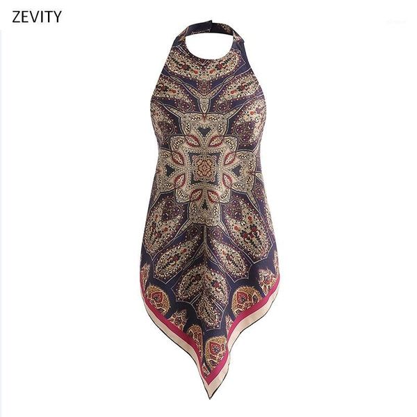 zevity new women vintage totem flower print suspende camis tank summer wear female backless bow tied sling ls67851, White
zevity new women vintage totem flower print suspende camis tank summer wear female backless bow tied sling ls67851, White