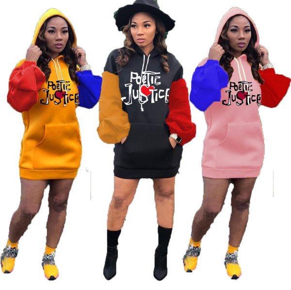 womens casual dress hooded long sleeve contrast embroidery puff sleeve sweater dresses 2020 fall ladies new fashion skirt p789, Black;gray
womens casual dress hooded long sleeve contrast embroidery puff sleeve sweater dresses 2020 fall ladies new fashion skirt p789, Black;gray