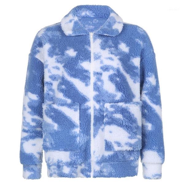 women's jackets women winter long sleeve plush coat harajuku tie-dye oversized zip lapel jacket bx0b1, Black;brown
women's jackets women winter long sleeve plush coat harajuku tie-dye oversized zip lapel jacket bx0b1, Black;brown