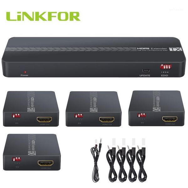 linkfor extender splitter one input four output over cat6 cat7 cable up to 50m with ir remote contorl edid 3d 1080p poc1
linkfor extender splitter one input four output over cat6 cat7 cable up to 50m with ir remote contorl edid 3d 1080p poc1