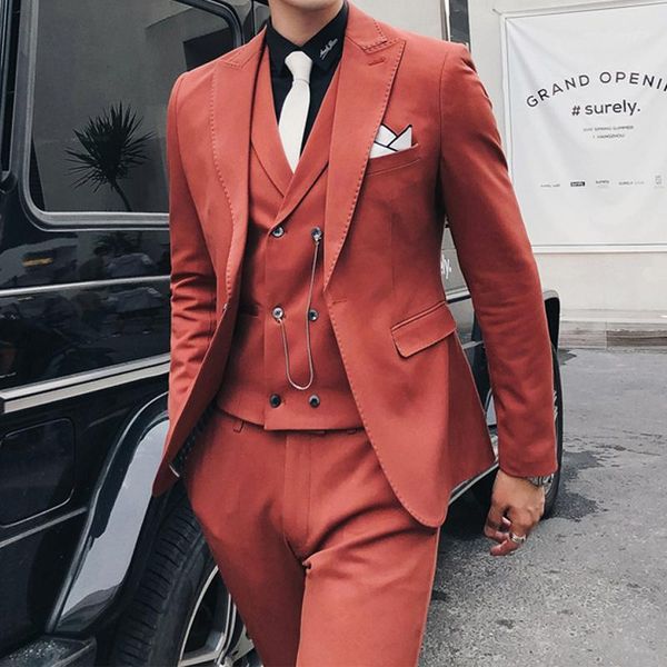 men's suits & blazers ( jacket + vest pants ) mens wedding christmas fashion double-breasted solid color casual business male 3 pcs set, White;black
men's suits & blazers ( jacket + vest pants ) mens wedding christmas fashion double-breasted solid color casual business male 3 pcs set, White;black