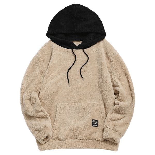 winter colorblock splicing faux fur fluffy hoodies for men long sleeve pullovers women sweatshirt drawstring casual, Black
winter colorblock splicing faux fur fluffy hoodies for men long sleeve pullovers women sweatshirt drawstring casual, Black