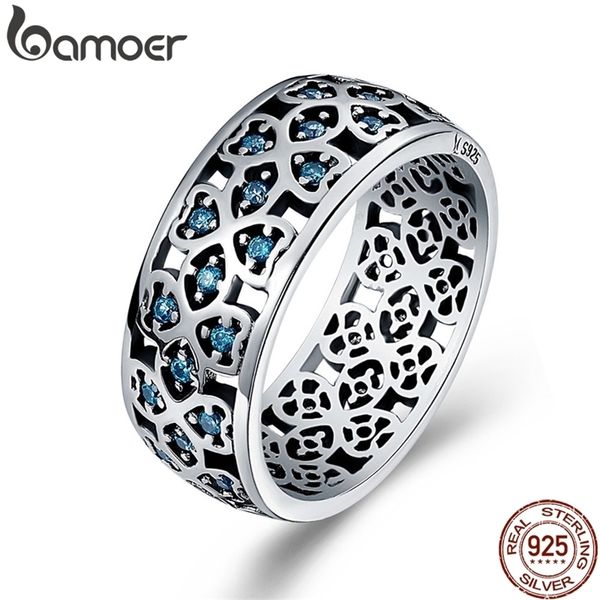 bamoer 100% 925 sterling silver petals of love sweet clover blue cz finger rings for women engagement jewelry s925 gift scr064 201218, Golden;silver
bamoer 100% 925 sterling silver petals of love sweet clover blue cz finger rings for women engagement jewelry s925 gift scr064 201218, Golden;silver