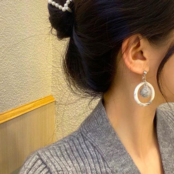 Vogallery Gray Autumn Round Unusual Earrings For Women Furry Ball Winter Drop Earrings Fashion Vintage Jewelry, Silver
Vogallery Gray Autumn Round Unusual Earrings For Women Furry Ball Winter Drop Earrings Fashion Vintage Jewelry, Silver