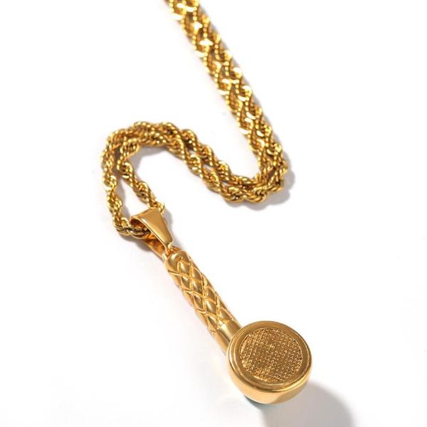 hip hop rock gold color titanium stainless steel headset pendants necklace for men jewerly with 24inches cuban chain, Silver
hip hop rock gold color titanium stainless steel headset pendants necklace for men jewerly with 24inches cuban chain, Silver