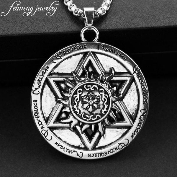 punk style star of david pendant necklaces round religious words hexagram luck blessing necklace men new fashion jewelry gifts, Silver
punk style star of david pendant necklaces round religious words hexagram luck blessing necklace men new fashion jewelry gifts, Silver