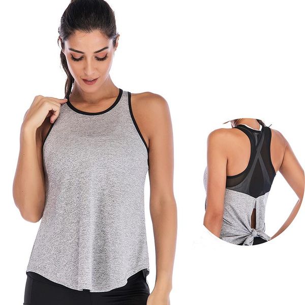 yoga outfits backless shirts 2021 mesh vest sport singlet women athletic fitness running training workout sportswear, White;red
yoga outfits backless shirts 2021 mesh vest sport singlet women athletic fitness running training workout sportswear, White;red