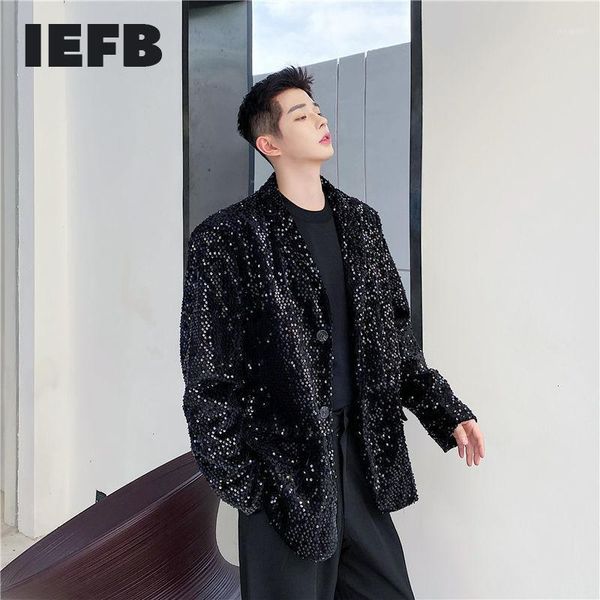 iefb autumn 2020 new trendy sequin personalized suit coat for men ins black blazers for male streetwear 9y47161, White;black
iefb autumn 2020 new trendy sequin personalized suit coat for men ins black blazers for male streetwear 9y47161, White;black