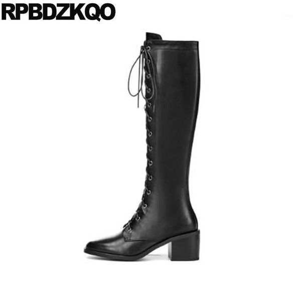boots shoes high heel round toe chunky genuine leather tall black ladies lace up fur block zipper women winter 2021 knee long1
boots shoes high heel round toe chunky genuine leather tall black ladies lace up fur block zipper women winter 2021 knee long1