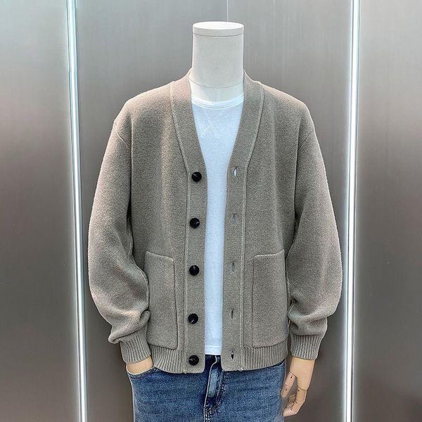 men knitted cardigans sweater fashion autumn long sleeve loose coat casual button v neck solid, White;black
men knitted cardigans sweater fashion autumn long sleeve loose coat casual button v neck solid, White;black