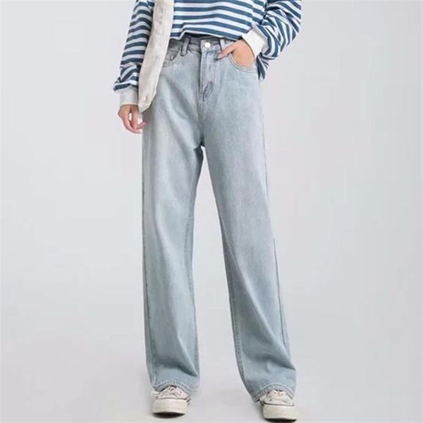 fashion high waist straight denim pants women clothing casual loose wide leg jeans female new vintage mom trousers solid q3344, Blue
fashion high waist straight denim pants women clothing casual loose wide leg jeans female new vintage mom trousers solid q3344, Blue