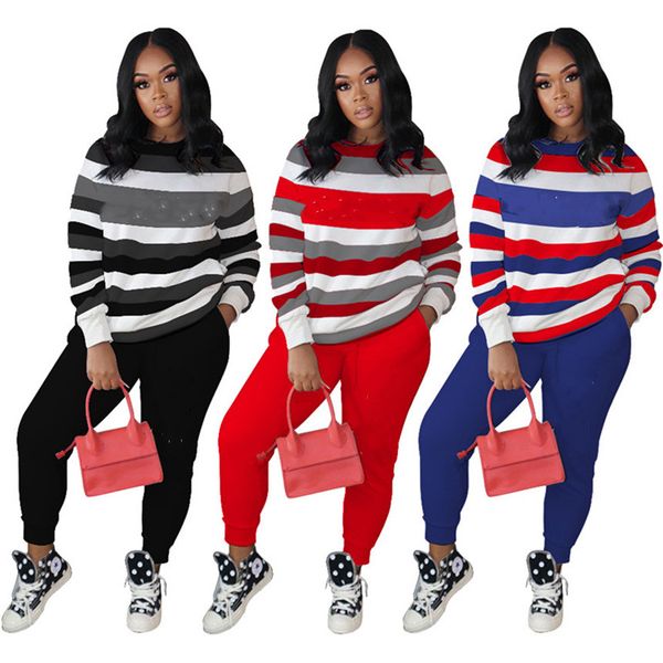 women striped tracksuit casual 2 piece set letter print outfits long sleeve hoodies+legging winter clothes plus size jogger suit 4310, White
women striped tracksuit casual 2 piece set letter print outfits long sleeve hoodies+legging winter clothes plus size jogger suit 4310, White