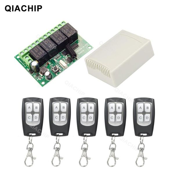 qiachip 433mhz rf remote control circuit universal wireless switch dc 6v 12v 24v 2ch rf relay receiver and keyfob transmitter
qiachip 433mhz rf remote control circuit universal wireless switch dc 6v 12v 24v 2ch rf relay receiver and keyfob transmitter