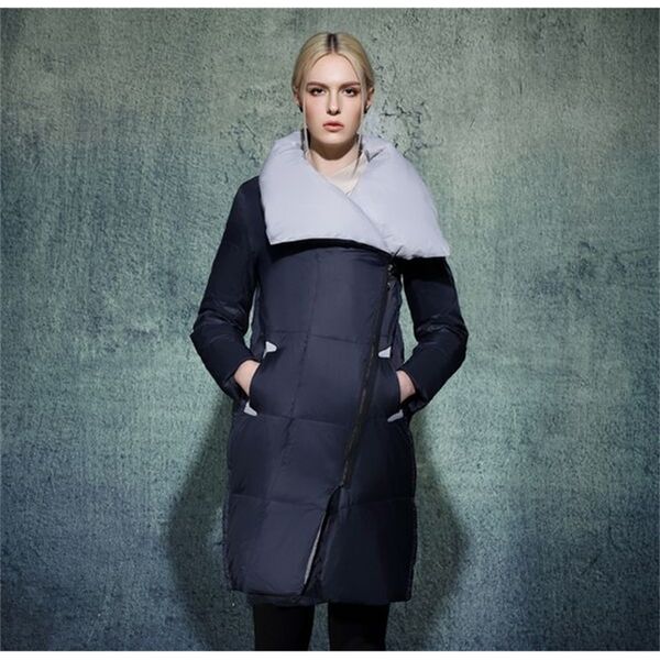 2021 new winter jacket mode white for low size asymmetric length from women to bottom coats eggb, Black
2021 new winter jacket mode white for low size asymmetric length from women to bottom coats eggb, Black