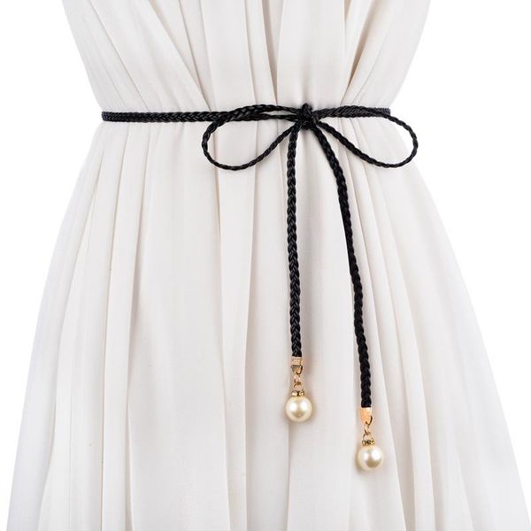 new ladies fashion wild braided tassel decoration thin belt waist rope waist chain skirt sweet tie, Black;brown
new ladies fashion wild braided tassel decoration thin belt waist rope waist chain skirt sweet tie, Black;brown