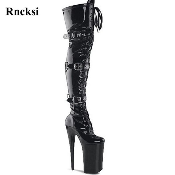boots rncksi black buckle women party over the knee ultra 20cm high heels with platform pole dancing shoes
boots rncksi black buckle women party over the knee ultra 20cm high heels with platform pole dancing shoes