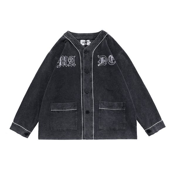 letter embroidery corduroy jacket men and women single breasted oversize casual bomber jackets hip hop loose coat, Black;brown
letter embroidery corduroy jacket men and women single breasted oversize casual bomber jackets hip hop loose coat, Black;brown