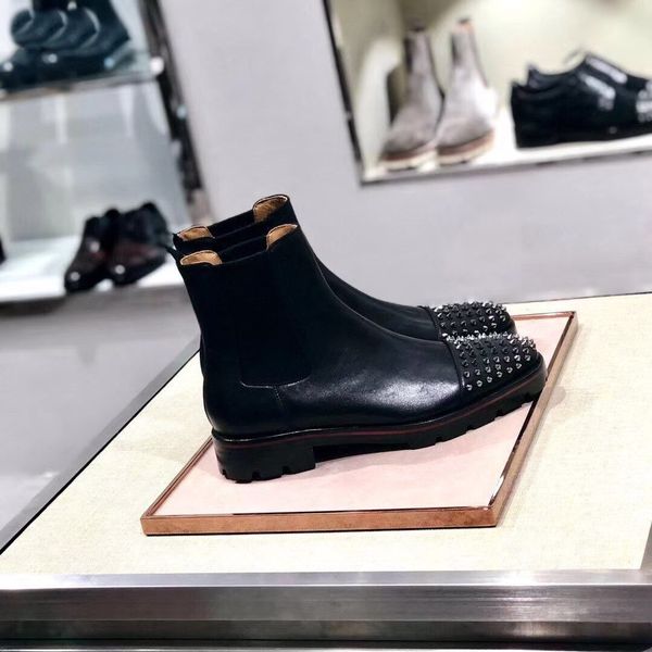 designer man ankle boots redbottom melon boots black calfskin rubber lug sole mens fashion shoes famous party wedding
designer man ankle boots redbottom melon boots black calfskin rubber lug sole mens fashion shoes famous party wedding