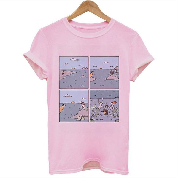 mermaid accidental result funny style women pink t shirt fashion streetwear harajuku tshirt skateboard street t shirt, White
mermaid accidental result funny style women pink t shirt fashion streetwear harajuku tshirt skateboard street t shirt, White
