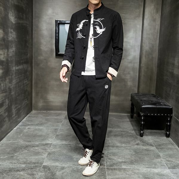 autumn chinese cotton and linen suit embroidered large size suit men qt3028-tz1993p105 138 201118, Gray
autumn chinese cotton and linen suit embroidered large size suit men qt3028-tz1993p105 138 201118, Gray