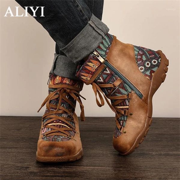 boots women's retro 2021 autumn winter bohemian style zipper ladies short lace up flat casual female ankle1, Black
boots women's retro 2021 autumn winter bohemian style zipper ladies short lace up flat casual female ankle1, Black