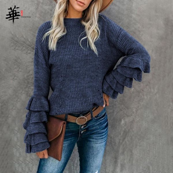 knitted sweater women black jumper knit winter sweater women ruffles long sleeve pullover woman sweaters fashion women clothes c1120, White;black
knitted sweater women black jumper knit winter sweater women ruffles long sleeve pullover woman sweaters fashion women clothes c1120, White;black