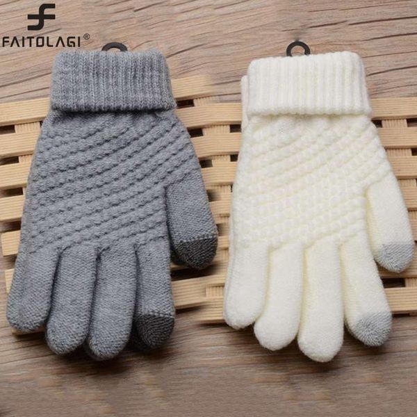 color touch solid screen sensory gloves for women wool gloves girl female stretch knit mittens winter warm accessories, Blue;gray
color touch solid screen sensory gloves for women wool gloves girl female stretch knit mittens winter warm accessories, Blue;gray