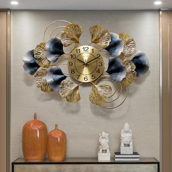 new chinese ginkgo leaf wrought iron wall clock wall hanging decoration home livingroom mural crafts l 3d sticker
new chinese ginkgo leaf wrought iron wall clock wall hanging decoration home livingroom mural crafts l 3d sticker