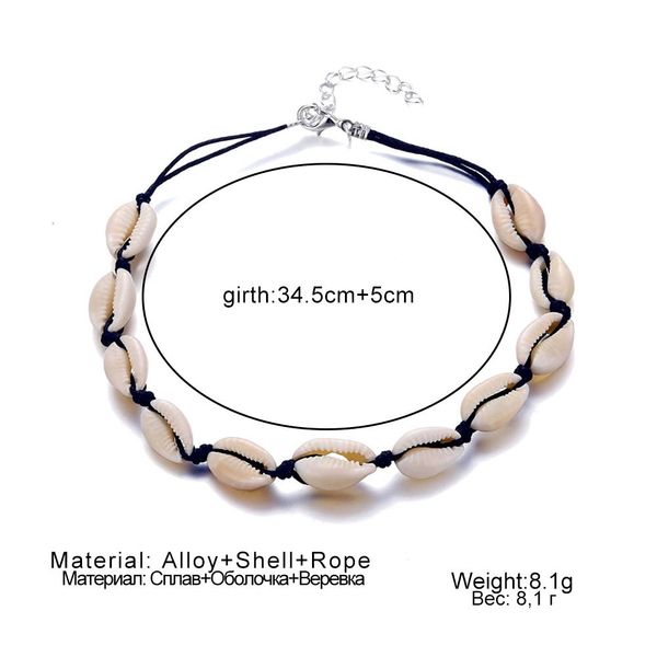 iparam 2020 natural sea shell choker chain necklace for women bohemian vintage beach conch shell kolye jewelry wholesale sqcwzq jeneffer, Silver
iparam 2020 natural sea shell choker chain necklace for women bohemian vintage beach conch shell kolye jewelry wholesale sqcwzq jeneffer, Silver