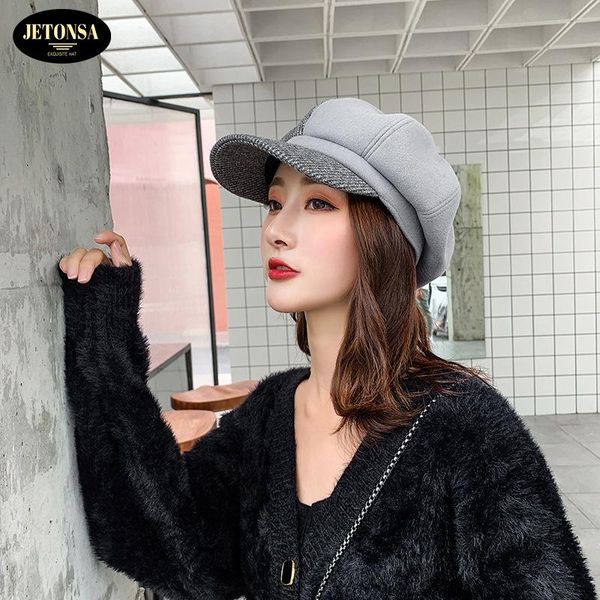 berets hat female korean version of the trendy beret japanese british retro woolen octagonal autumn and winter silver octago, Blue;gray
berets hat female korean version of the trendy beret japanese british retro woolen octagonal autumn and winter silver octago, Blue;gray