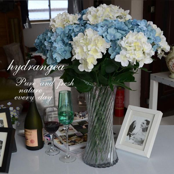 new faux artificial silk floral flower bouquet hydrangea home l floral decor
new faux artificial silk floral flower bouquet hydrangea home l floral decor