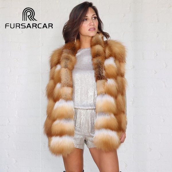 fursarcar 2018 winter women real fur vest regular style new fashion thick gold fur vest sleeveless waistcoat1, Black
fursarcar 2018 winter women real fur vest regular style new fashion thick gold fur vest sleeveless waistcoat1, Black