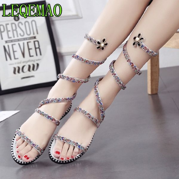 gladiator casual crystal sandals snake winding rhinestones toe women shoes female summer thick with straps shoes y200405, Black
gladiator casual crystal sandals snake winding rhinestones toe women shoes female summer thick with straps shoes y200405, Black