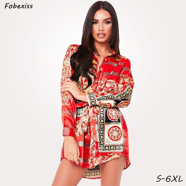 fashion red women's satin blouse long sleeve cardigan lapel blouses and shirts streetwear belt loose plus size 6xl female t200321, White
fashion red women's satin blouse long sleeve cardigan lapel blouses and shirts streetwear belt loose plus size 6xl female t200321, White