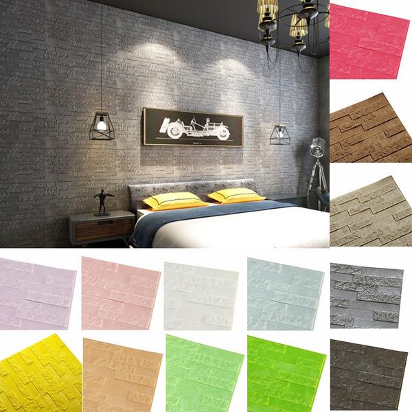 self-adhesive 3d art wall stickers foam wallpaper panels waterproof living room decoration home house decor tv background kids
self-adhesive 3d art wall stickers foam wallpaper panels waterproof living room decoration home house decor tv background kids
