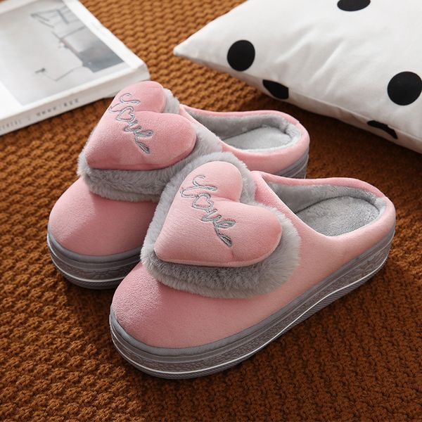 winter women's cute heart warmth cotton soft plush home slippers indoor and outdoor non-slip women's home shoes x1020, Black
winter women's cute heart warmth cotton soft plush home slippers indoor and outdoor non-slip women's home shoes x1020, Black