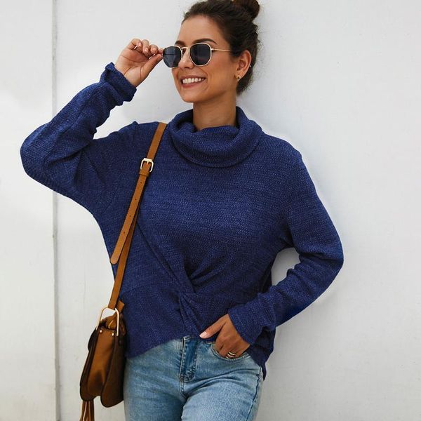 versear women solid sweaters twist knot turtleneck long sleeve knitted pullovers 2020 autumn winter casual loose knitwear jumper, White;black
versear women solid sweaters twist knot turtleneck long sleeve knitted pullovers 2020 autumn winter casual loose knitwear jumper, White;black