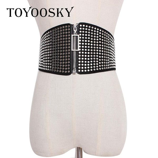 toyoosky 2020 new arrival metal rivet fashion pu belts for women zipper wide belts high waist elastic lady belt for coats 2020, Black;brown
toyoosky 2020 new arrival metal rivet fashion pu belts for women zipper wide belts high waist elastic lady belt for coats 2020, Black;brown