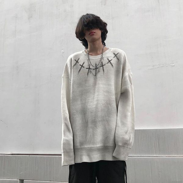autumn winter men's knitting wool pullover o-neck hip-hop tie-dying fashion sweater loose large size male clothes1, White;black
autumn winter men's knitting wool pullover o-neck hip-hop tie-dying fashion sweater loose large size male clothes1, White;black