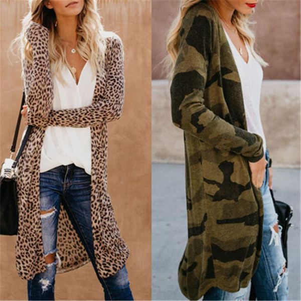 spring autumn casual women's long cardigan jacket european and american long fashion striped camouflage print casual jacket, Black;brown
spring autumn casual women's long cardigan jacket european and american long fashion striped camouflage print casual jacket, Black;brown
