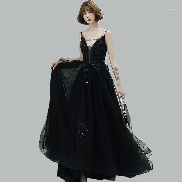 black a-line evening dress cr422 spaghetti strap sleeveless women party gowns appliques sequined formal vestidos de fiesta 20201, White;black
black a-line evening dress cr422 spaghetti strap sleeveless women party gowns appliques sequined formal vestidos de fiesta 20201, White;black