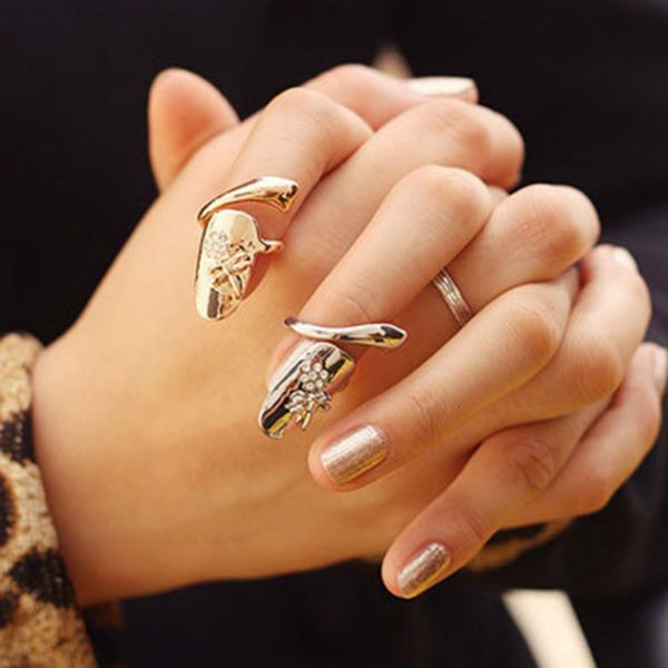exquisite nail for women dragonfly cute design gold silver alloy finger fashion band rings jewelry
exquisite nail for women dragonfly cute design gold silver alloy finger fashion band rings jewelry