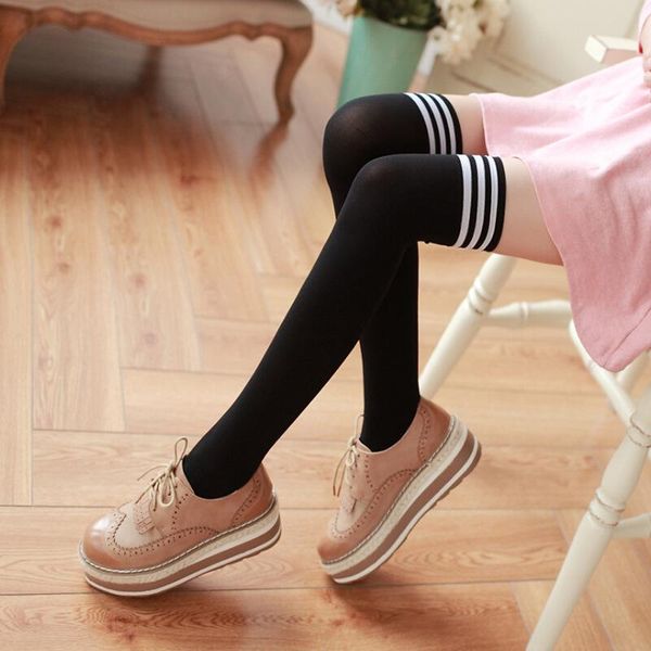 socks & hosiery striped long women stockings warm thigh high for ladies girls fashion knee, Black;white
socks & hosiery striped long women stockings warm thigh high for ladies girls fashion knee, Black;white