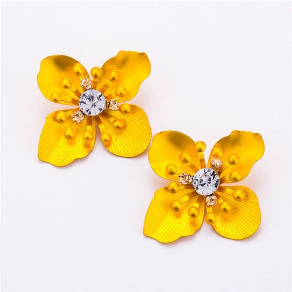 stud lubov fashion painted flower metal leaves piercing earrings acrylic rhinestone women christmas gift jewelry, Golden;silver
stud lubov fashion painted flower metal leaves piercing earrings acrylic rhinestone women christmas gift jewelry, Golden;silver
